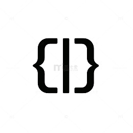 极简风代码符号矢量图标设计素材