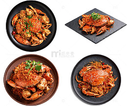 美食摄影香辣蟹料理高清图片素材