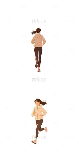 秋日晨跑，林间小路