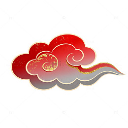 国风祥云图案矢量设计素材