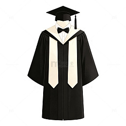 学士服礼服素材
