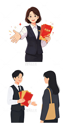 派发传单、地推人员
