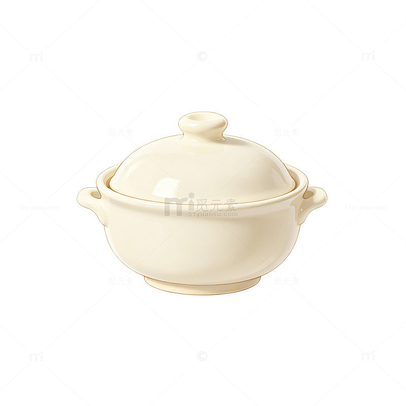 极简风陶瓷炖盅静物摄影素材