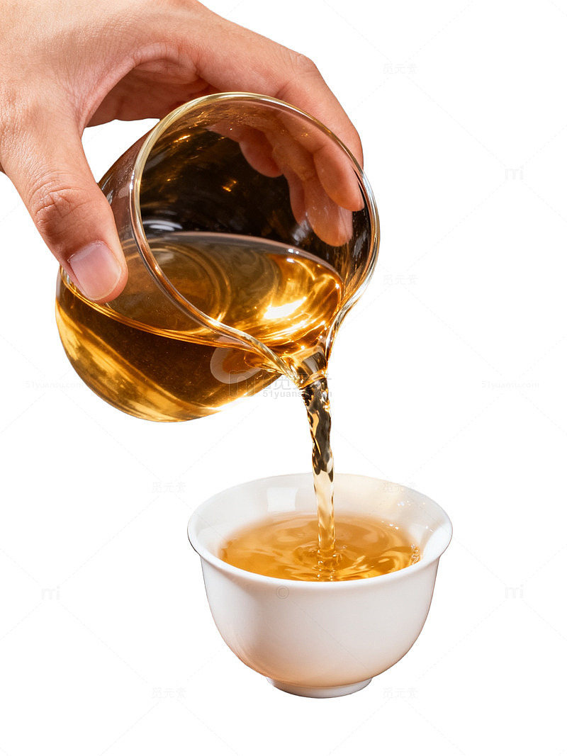 风茶艺冲泡场景设计素材