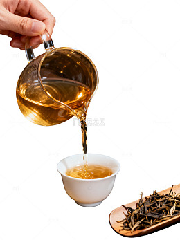 风茶道冲泡场景设计素材