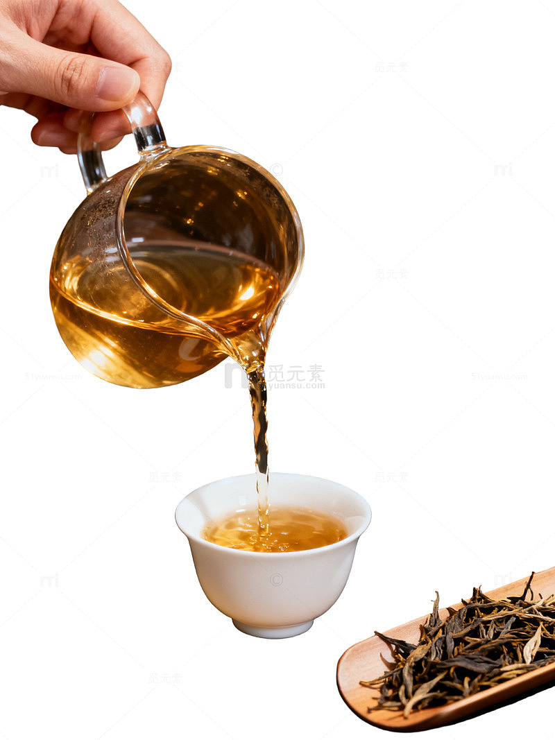 风茶道冲泡场景设计素材