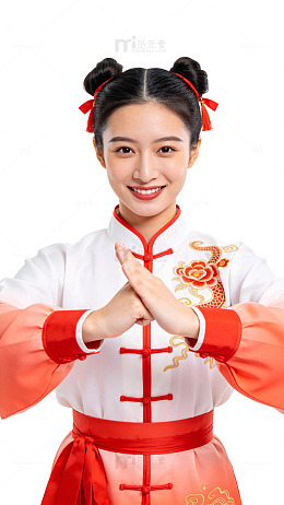 国风少女传统服饰摄影素材