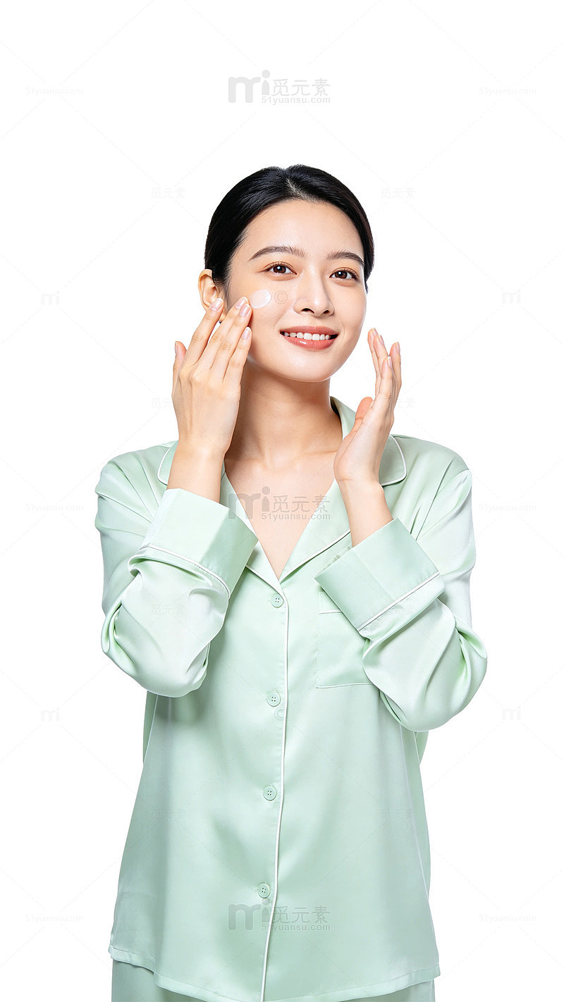 清新风女性护肤保养设计素材