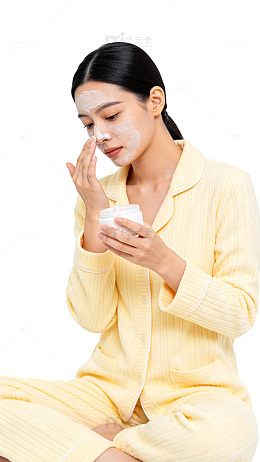 简约风女性护肤日常摄影素材