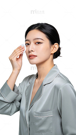 简约风女性护肤清洁设计素材