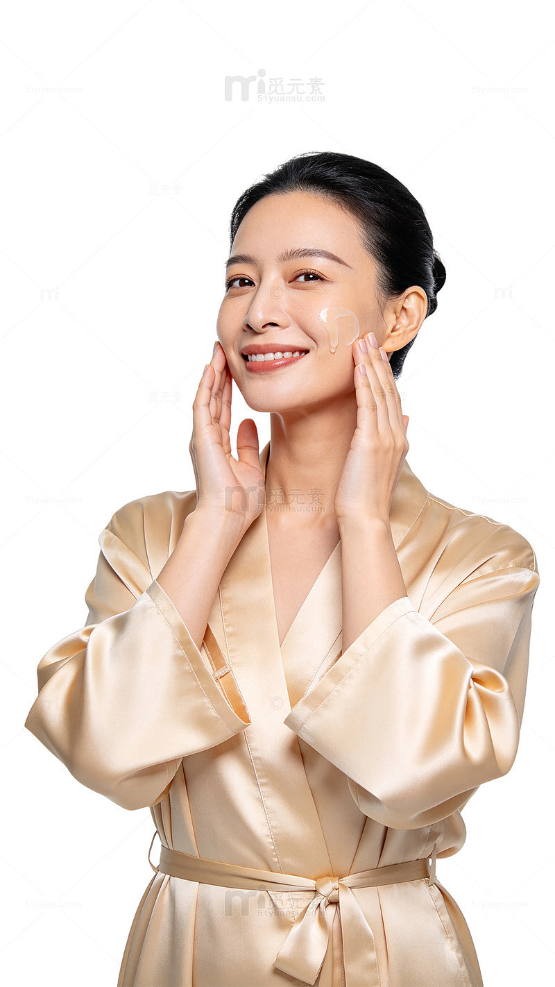脸部护理女性护肤美容设计素材