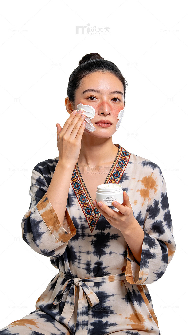 简约风女性护肤场景设计素材