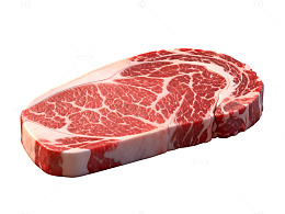 写实风牛排肉质纹理设计素材