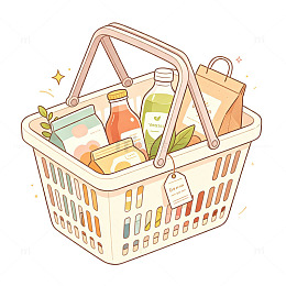 购物篮 商品小物