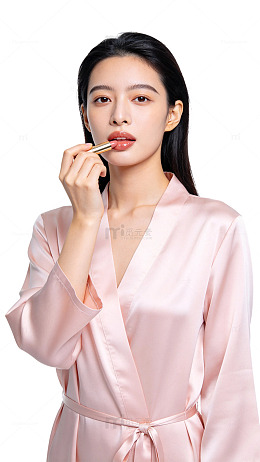 简约风女性化妆写真设计素材