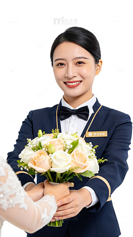 服务人员女性职业人物设计素材