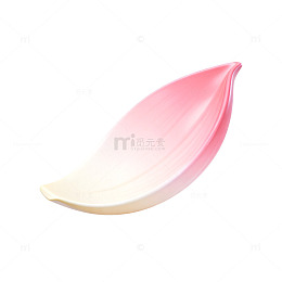 渐变风花瓣形状装饰设计素材