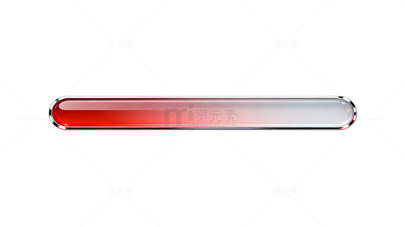 极简风红色渐变玻璃条设计素材