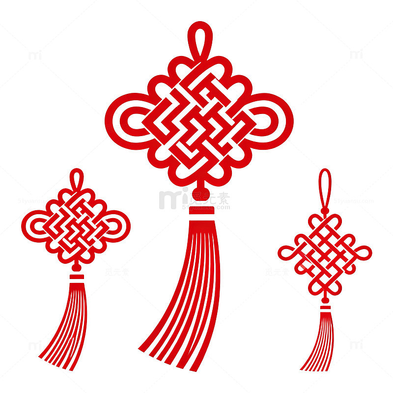 矢量风中国结传统装饰设计素材