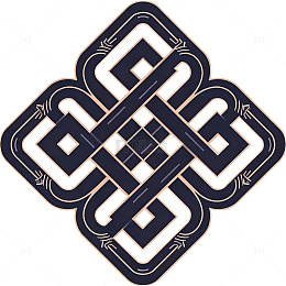 中式古典吉祥结图案设计素材