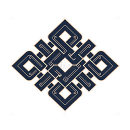 几何风传统回纹图案矢量设计素材