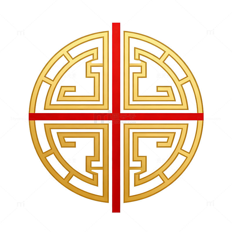 中式古典回纹图案矢量设计素材