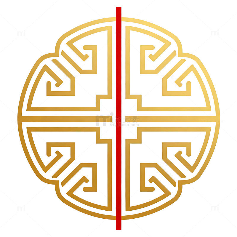 中式风格传统回纹图案设计素材