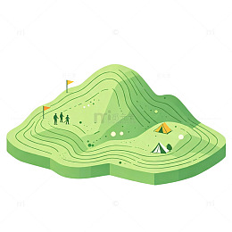 等高线 户外地形