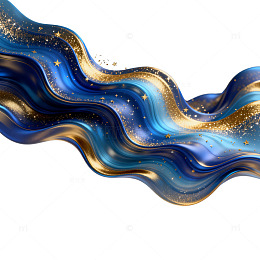 星空流体艺术波浪抽象背景设计素材