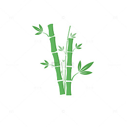 简约风竹子植物矢量设计素材