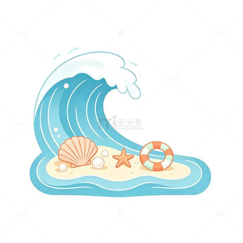 海浪角标 贝壳海星