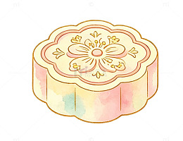传统花式月饼素材