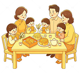 家人聚餐免扣素材