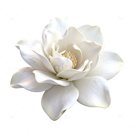 极简风白色玉兰花素材