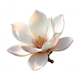 写实风玉兰花绽放高清素材