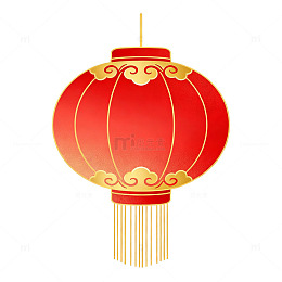 矢量风春节红色灯笼设计素材