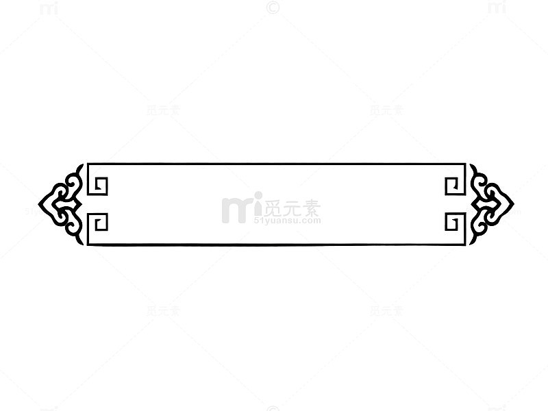 边框花纹矢量素材
